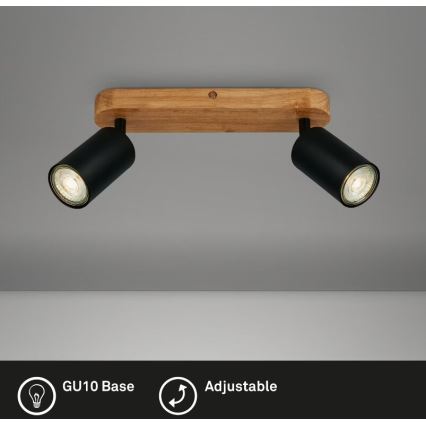 Briloner 2922-025 - Reflektorska lampa SPOT 2xGU10/9W/230V