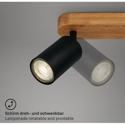Briloner 2922-025 - Reflektorska lampa SPOT 2xGU10/9W/230V