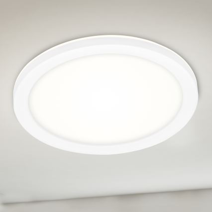 Briloner 3008-016 - LED Plafonjera LED/8W/230V pr. 21 cm bela IP44