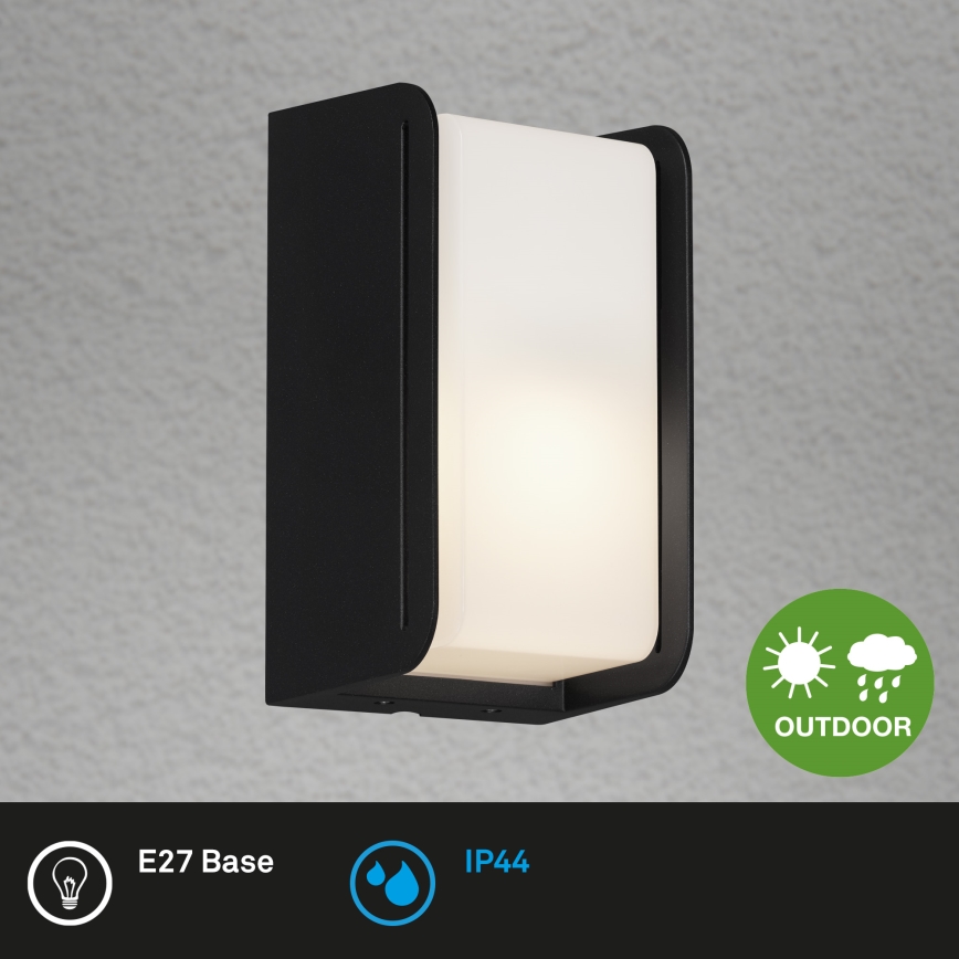 Briloner 3016-015 - Spoljašnja zidna lampa BOKS 1xE27/12W/230V IP44