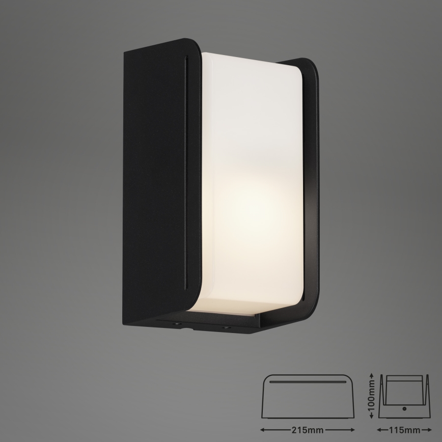Briloner 3016-015 - Spoljašnja zidna lampa BOKS 1xE27/12W/230V IP44
