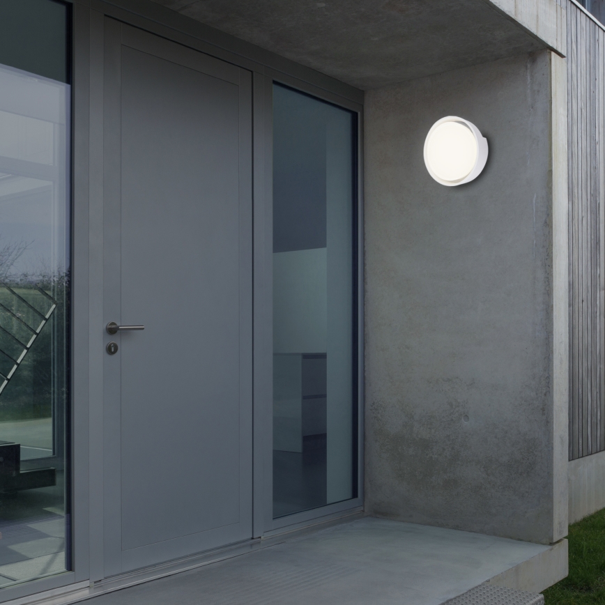 Briloner 3019-016 - LED Spoljna zidna lampa GENUA LED/18W/230V IP44 bela