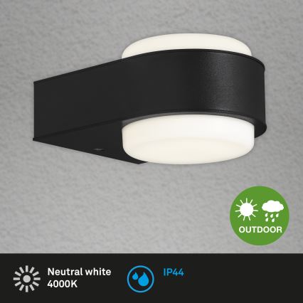 Briloner 3035-015 - LED Spoljna zidna lampa HANAU LED/6,5W/230V IP44 crno