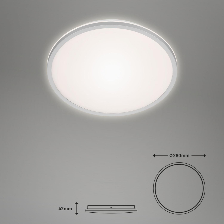 Briloner 3046-014 - LED Plafonjera LED/15W/230V 4000K pr. 28 cm srebrno