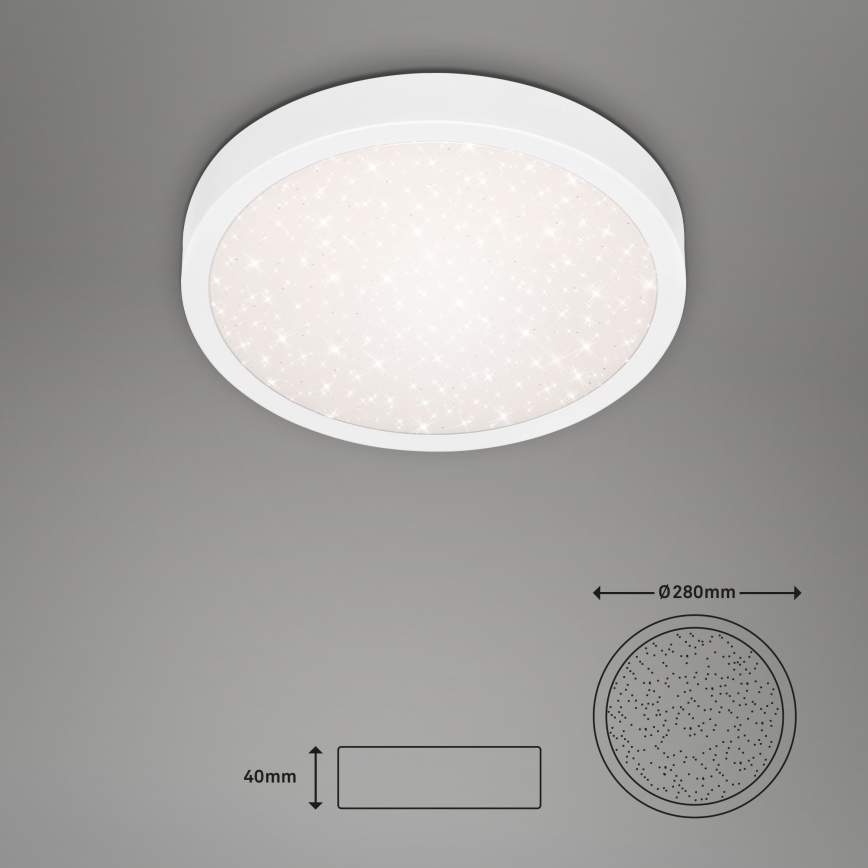 Briloner 3048-016 - LED Plafonjera RUNA LED/18W/230V bela