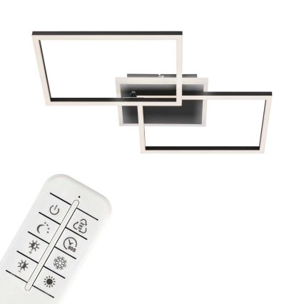 Briloner 3049-015 - LED Prigušiva plafonjera FRAME LED/40W/230V + Daljinski upravljač
