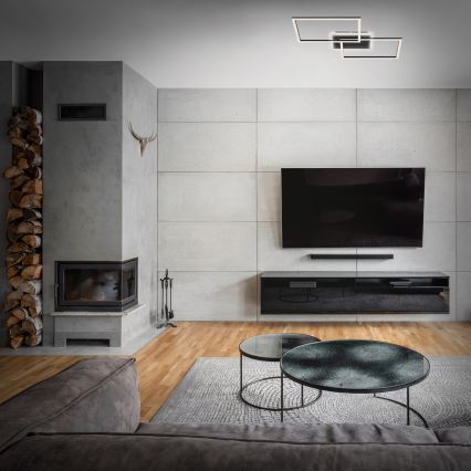 Briloner 3049-015 - LED prigušiva stropna svetiljka FRAME LED/40W/230V + daljinski upravljač