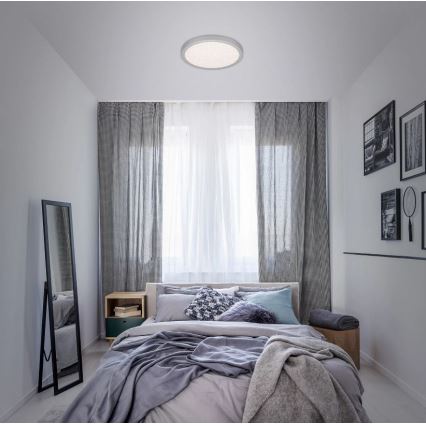 Briloner 3071-014 - LED Plafonjera RUNA LED/24W/230V srebrno