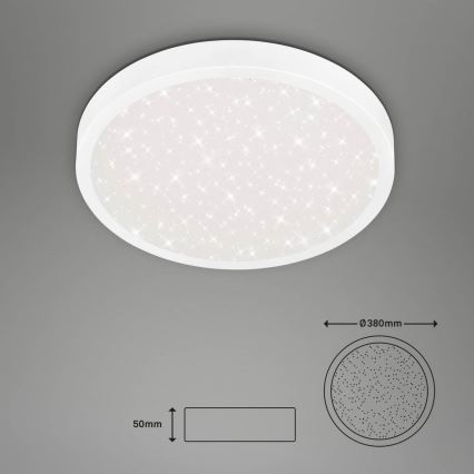 Briloner 3071-016 - LED plafonjera RUNA LED/24W/230V 4000K prečnik 38 cm bela