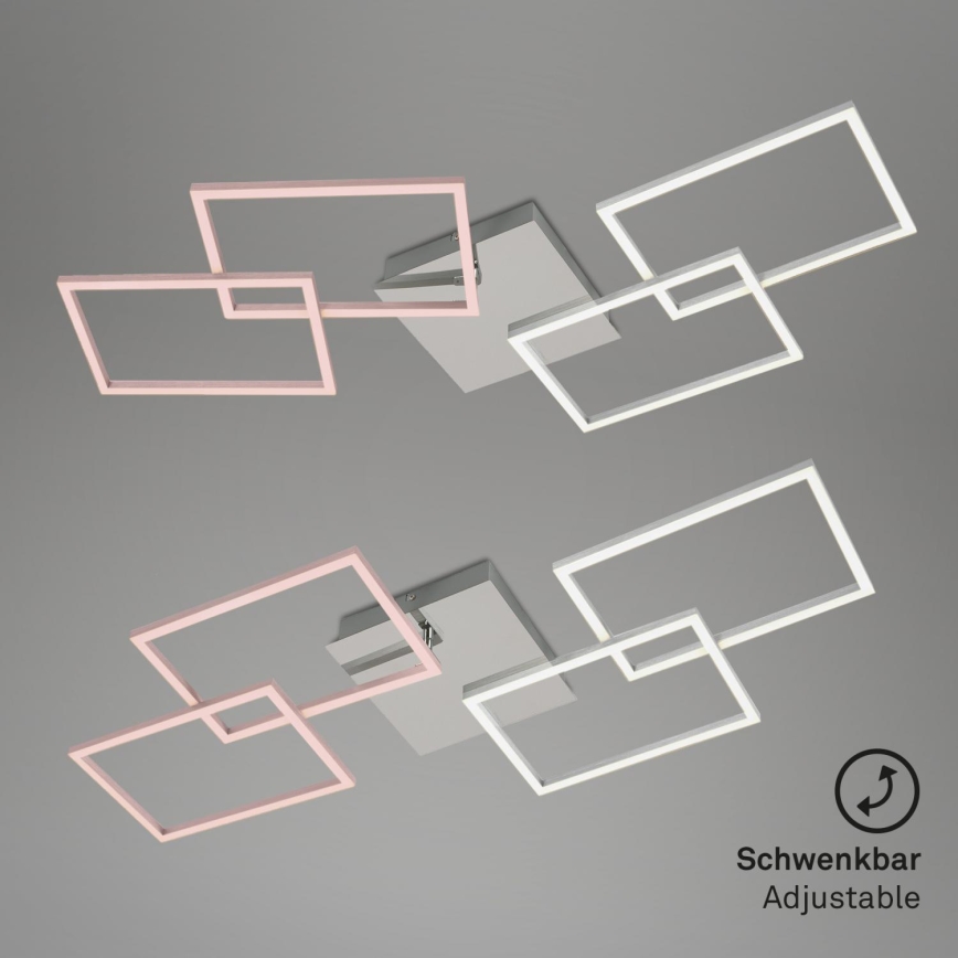 Briloner 3091-018 - LED Prigušiva plafonjera FRAME LED/30W/230V krom