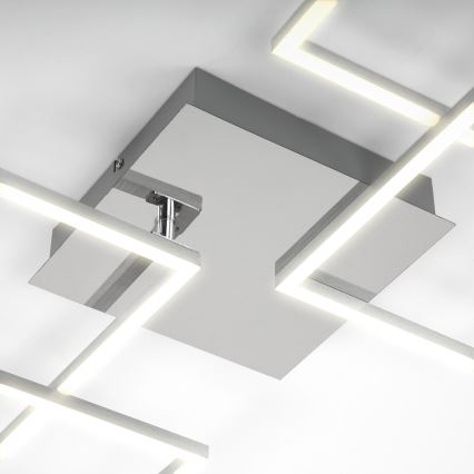 Briloner 3091-018 - LED Prigušiva plafonjera FRAME LED/30W/230V krom
