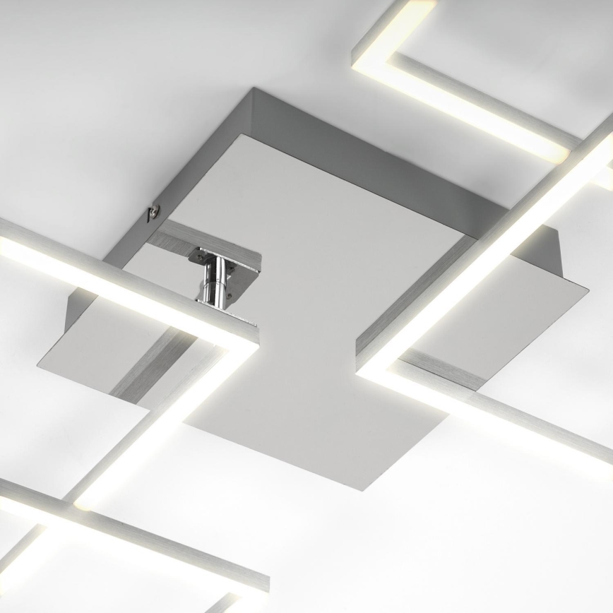 Briloner 3091-018 - LED Prigušiva plafonjera FRAME LED/30W/230V krom