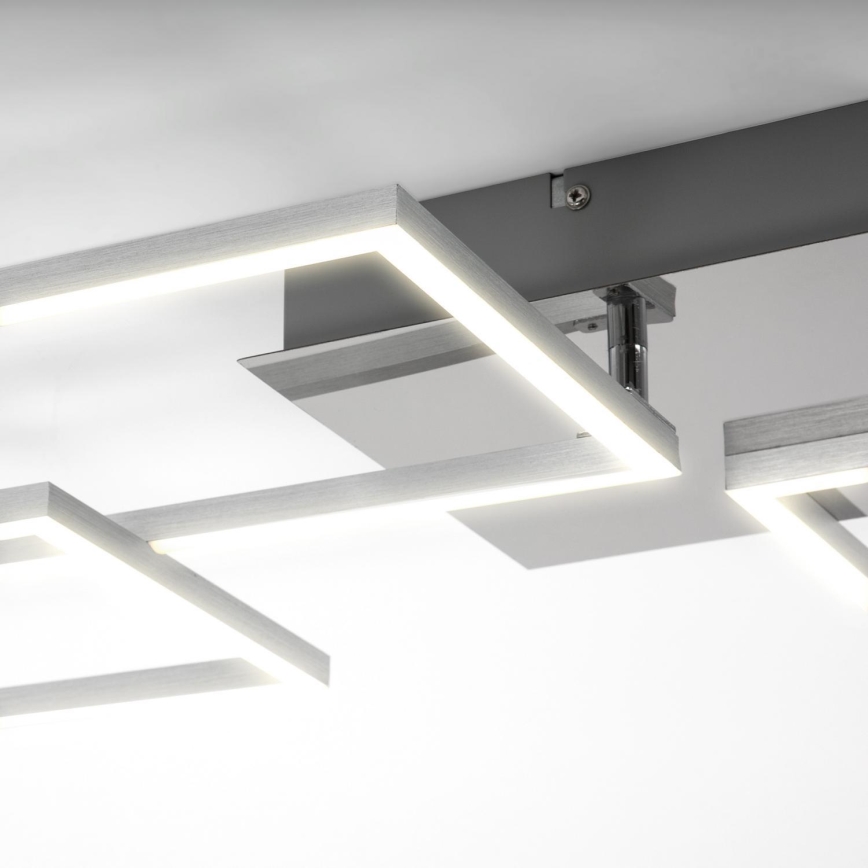 Briloner 3091-018 - LED Prigušiva plafonjera FRAME LED/30W/230V krom