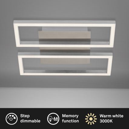 Briloner 3107-012 - LED Prigušiva plafonjera FRAME 2xLED/7,25W/230V