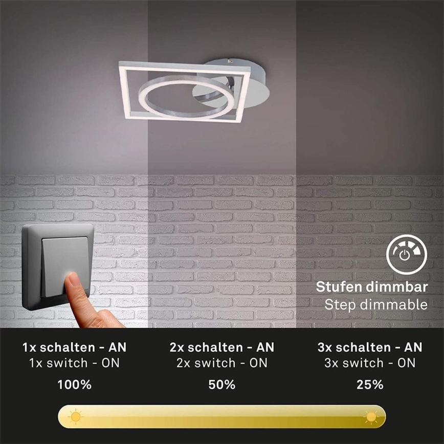 Briloner 3114-018 - LED Prigušiva plafonjera FRAME LED/19,6W/230V 3000K