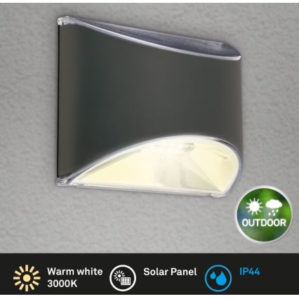 Briloner 3133015 - LED Solarna zidna rasveta LED/2W/3,7V IP44 3000K