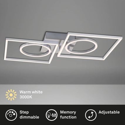 Briloner 3135-018 - LED Prigušiva plafonjera FRAME LED/43,8W/230V 3000K