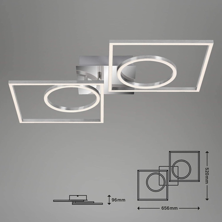 Briloner 3135-018 - LED Prigušiva plafonjera FRAME LED/43,8W/230V 3000K