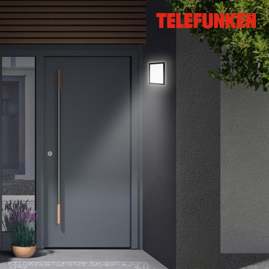 Briloner 313505TF - LED Spoljna zidna lampa LED/15W/230V IP44 4000K crno