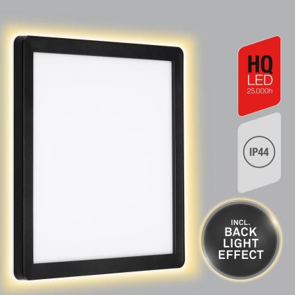 Briloner 313505TF - LED Spoljna zidna lampa LED/15W/230V IP44 4000K crno