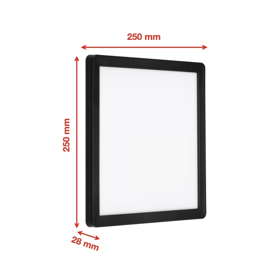 Briloner 313505TF - LED Spoljna zidna lampa LED/15W/230V IP44 4000K crno