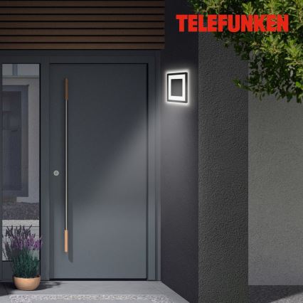 Briloner 315905TF - LED Spoljna zidna lampa LED/15W/230V IP44 4000K crno