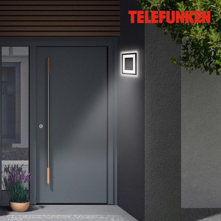 Briloner 315905TF - LED Spoljna zidna lampa LED/15W/230V IP44 4000K crno