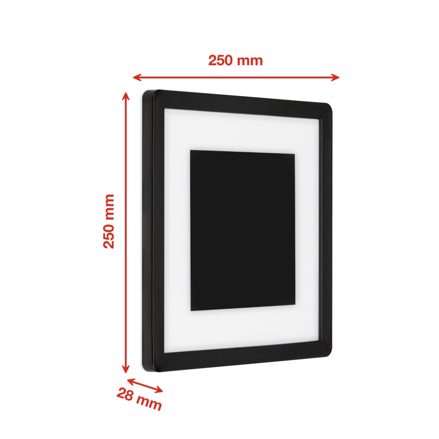 Briloner 315905TF - LED Spoljna zidna lampa LED/15W/230V IP44 4000K crno