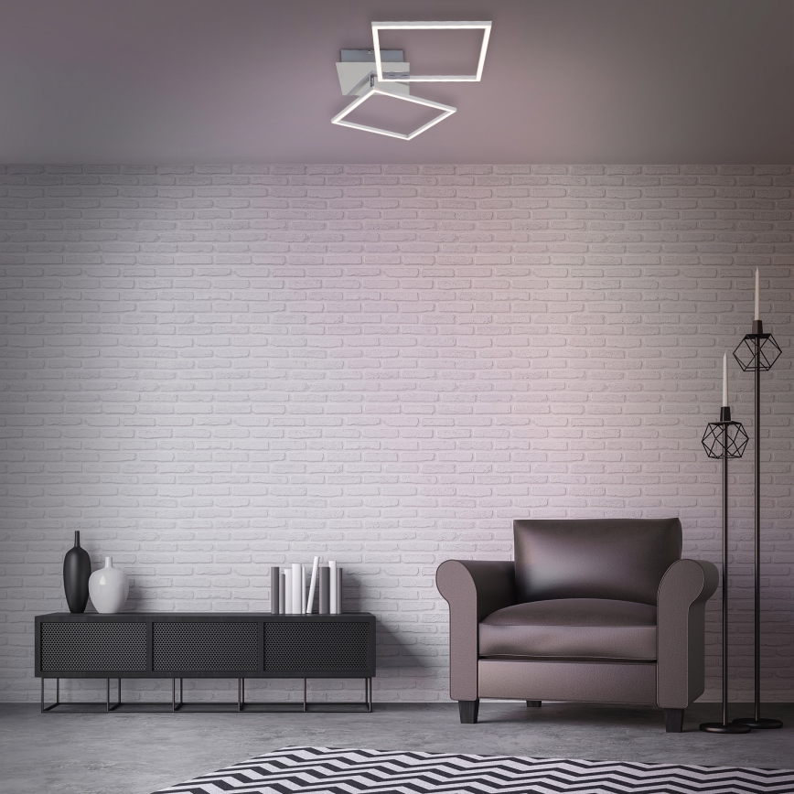 Briloner 3182-018 - LED Prigušiva plafonjera FRAME 2xLED/15,5W/230V