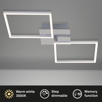 Briloner 3182-018 - LED Prigušiva plafonjera FRAME 2xLED/15,5W/230V