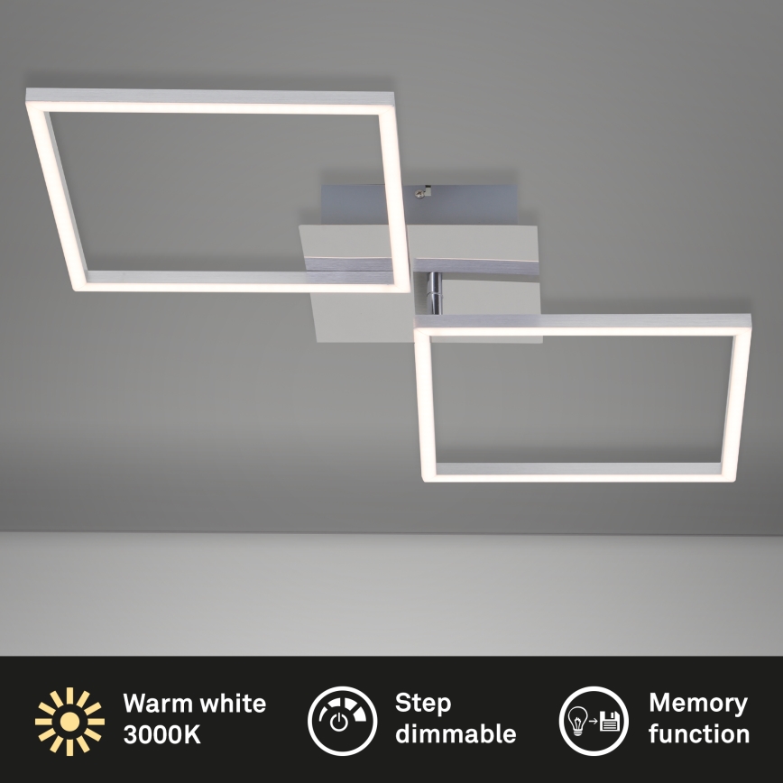Briloner 3182-018 - LED Prigušiva plafonjera FRAME 2xLED/15,5W/230V