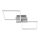 Briloner 3192-018 - LED Plafonjera FRAMES 2xLED/16W/230V