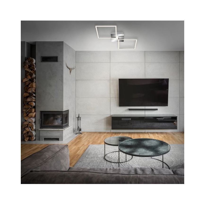 Briloner 3192-018 - LED plafonska svetiljka FRAMES 2xLED/16W/230V