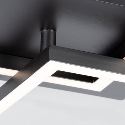 Briloner 3210-015 - LED Prigušiva plafonjera FRAME 2xLED/11W/230V crno