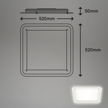 Briloner 3397-016 - LED Plafonjera FREE LED/22W/230V