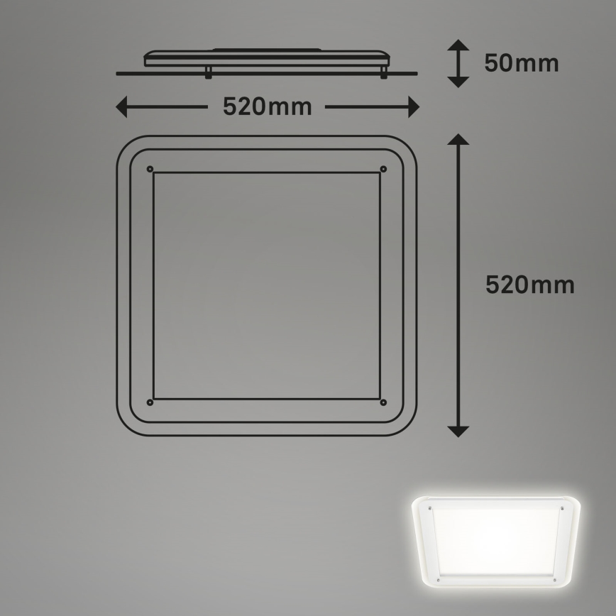 Briloner 3397-016 - LED Plafonjera FREE LED/22W/230V