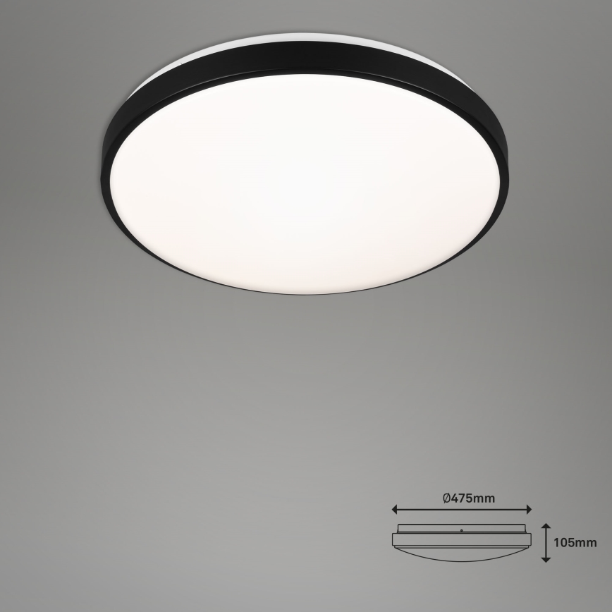 Briloner 3430-015 - LED Prigušiva plafonjera MANNY LED/48W/230V + Daljinski upravljač