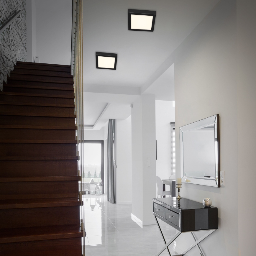 Briloner 3464-415 - LED Plafonjera FIRE LED/12W/230V 17x17 cm