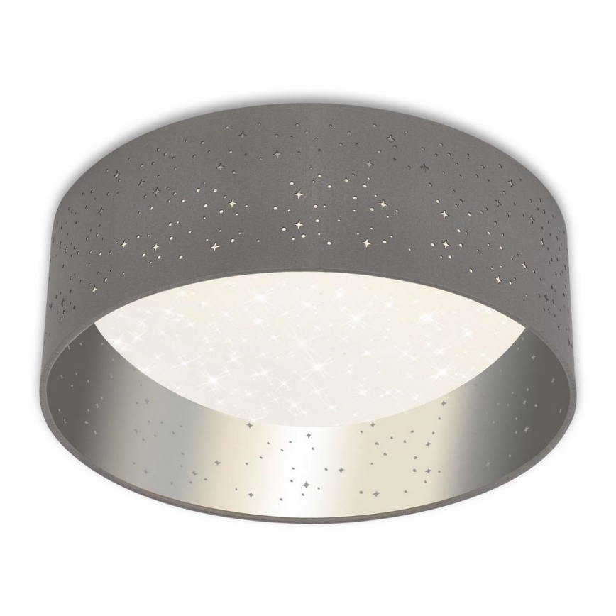 Briloner 3482014 - LED Plafonjera MAILA STARRY LED/12W/230V sivo/srebrno