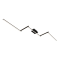 Briloner 3501-015 - LED Nadgradni luster STAFF 5xLED/4,8W/230V crno