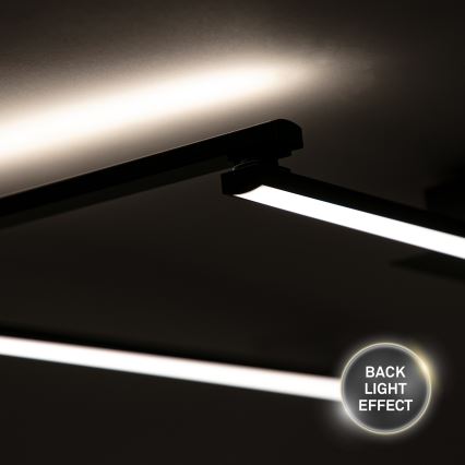 Briloner 3501-015 - LED Nadgradni luster STAFF 5xLED/4,8W/230V crno