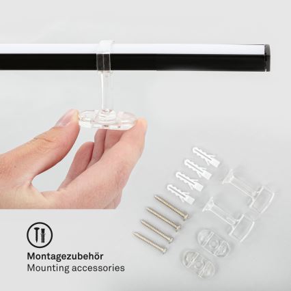 Briloner 3501-015 - LED Nadgradni luster STAFF 5xLED/4,8W/230V crno