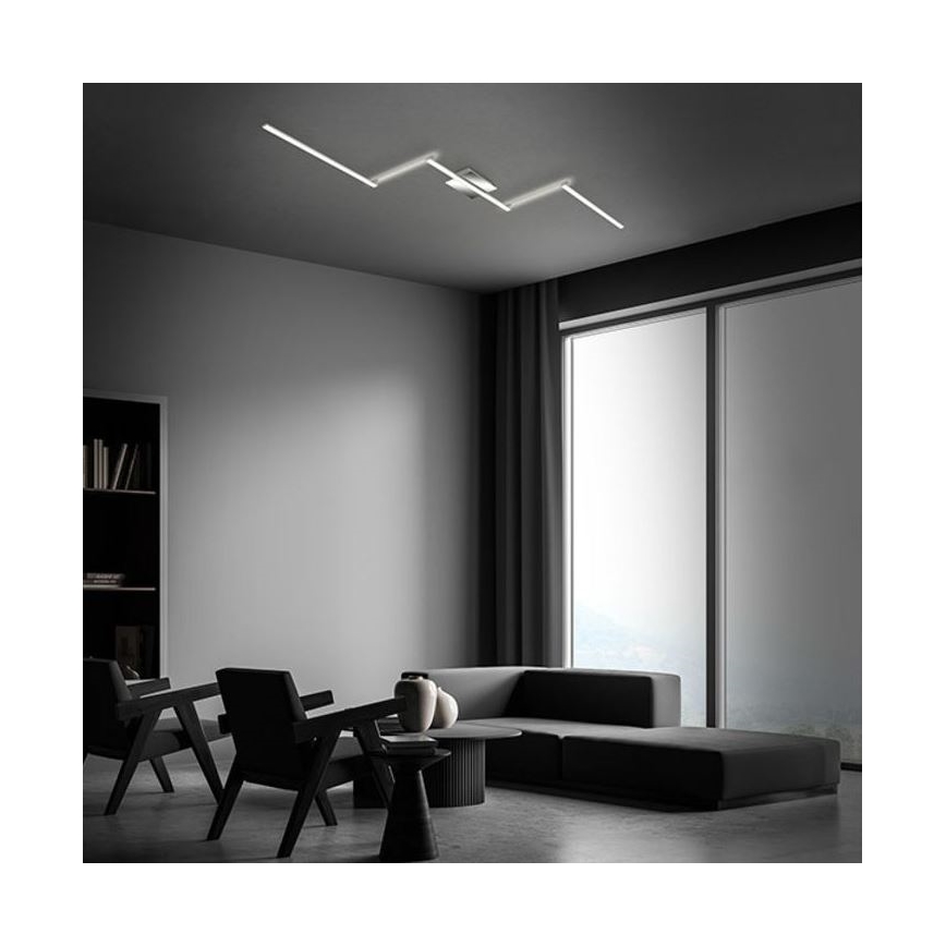 Briloner 3501-018 - LED plafonski luster STAFF 5xLED/4,8W/230V mat hrom