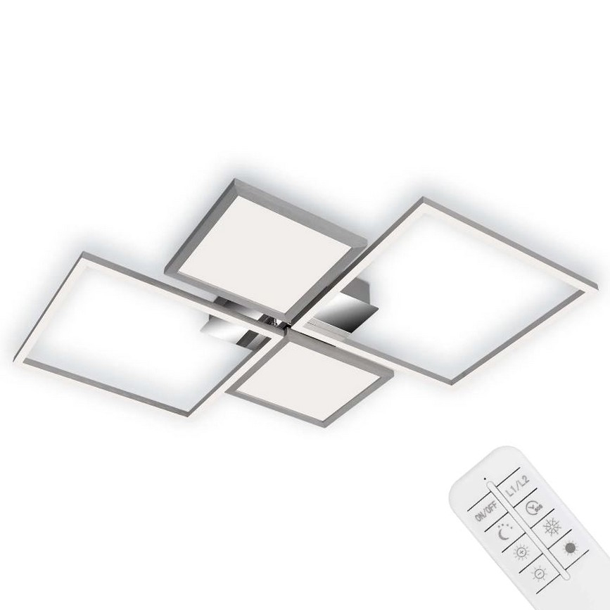 Briloner 3530-018 - LED Prigušivi nadgradni luster FRAME LED/40W/230V 3000-6500K + Daljinski upravljač