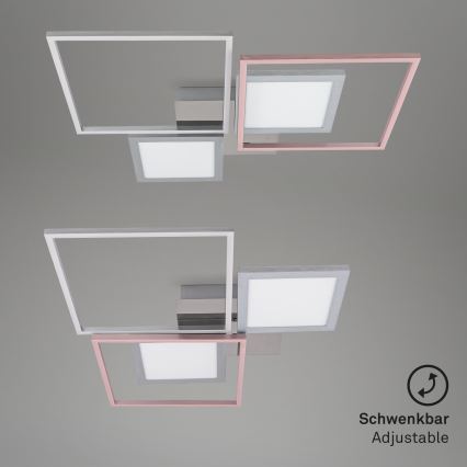 Briloner 3530-018 - LED Prigušivi nadgradni luster FRAME LED/40W/230V 3000-6500K + Daljinski upravljač