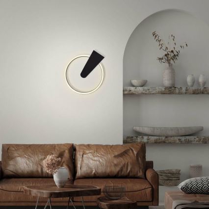 Briloner 3542-015 - LED prigušiva plafonska svetiljka NICO LED/12W/230V crna