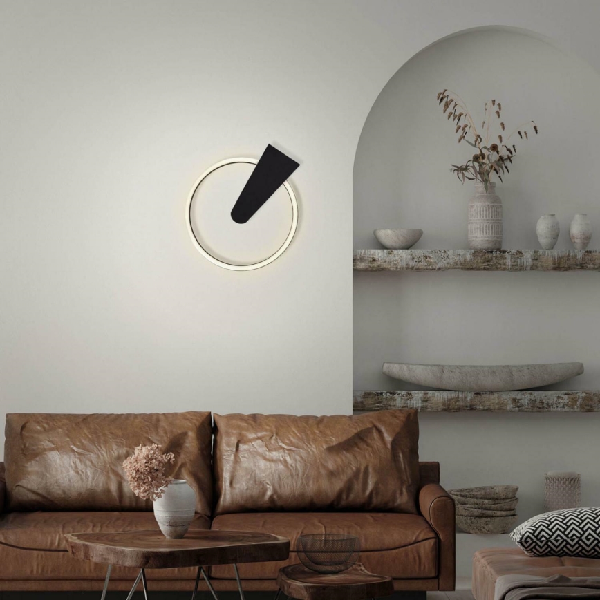 Briloner 3542-015 - LED prigušiva plafonska svetiljka NICO LED/12W/230V crna