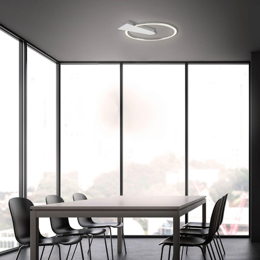 Briloner 3542-018 - LED prigušiva plafonska svetiljka NICO LED/12W/230V mat hrom