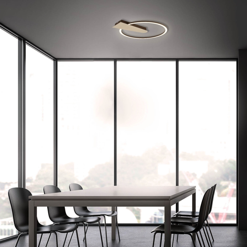 Briloner 3542017 - LED Prigušiva plafonjera NICO LED/12W/230V zlatna
