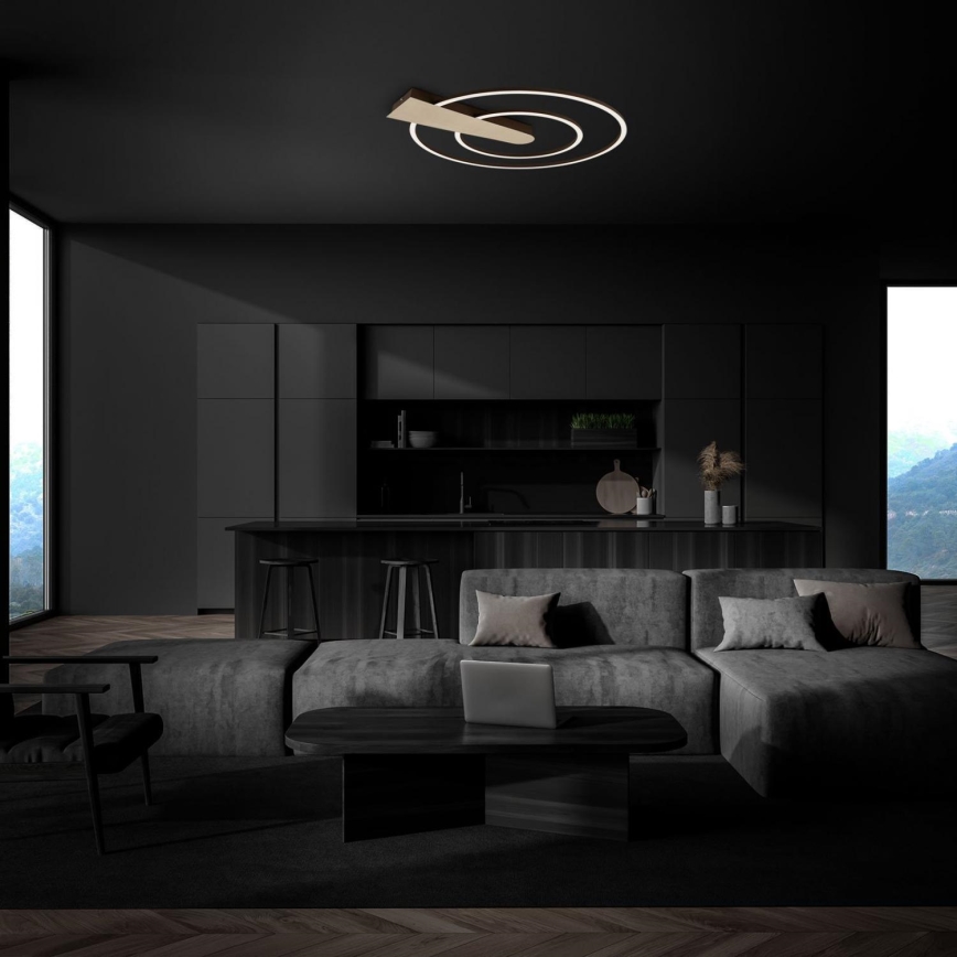 Briloner 3543-017 - LED Prigušiva plafonjera NICO LED/25W/230V zlatna